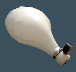 Verklebter Airbag
